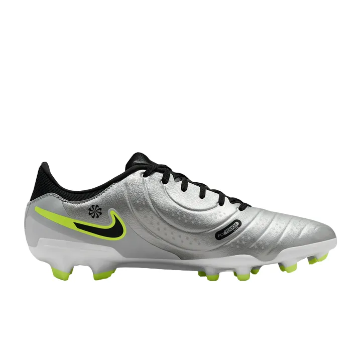 Nike scarpa da calcio da uomo Legend 10 Academy FG/MG DV4337-001 argento-nero