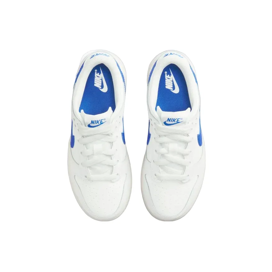 Nike scarpa sneakers da bambino Dunk Low DH9756 105 bianco-azzurro