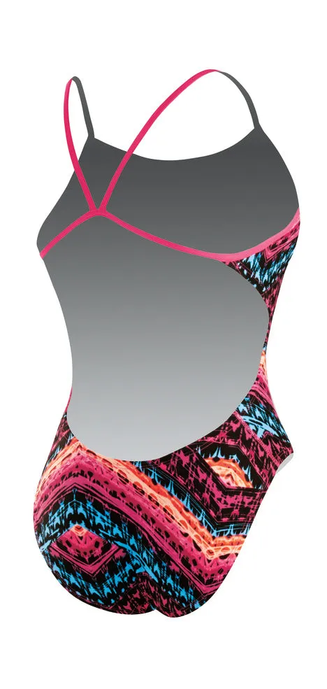 NIKE SWIM Female Electric Rio Cut-Out Tank