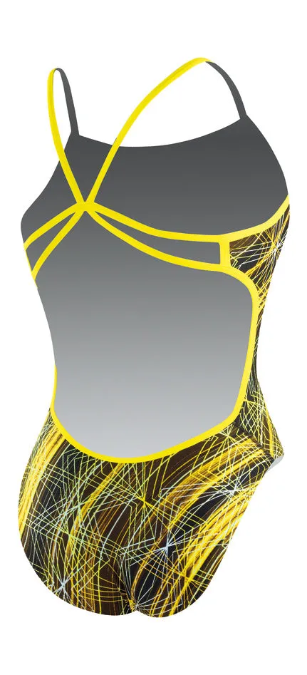 NIKE SWIM Female Epic Lights Modern Cut-Out Tank