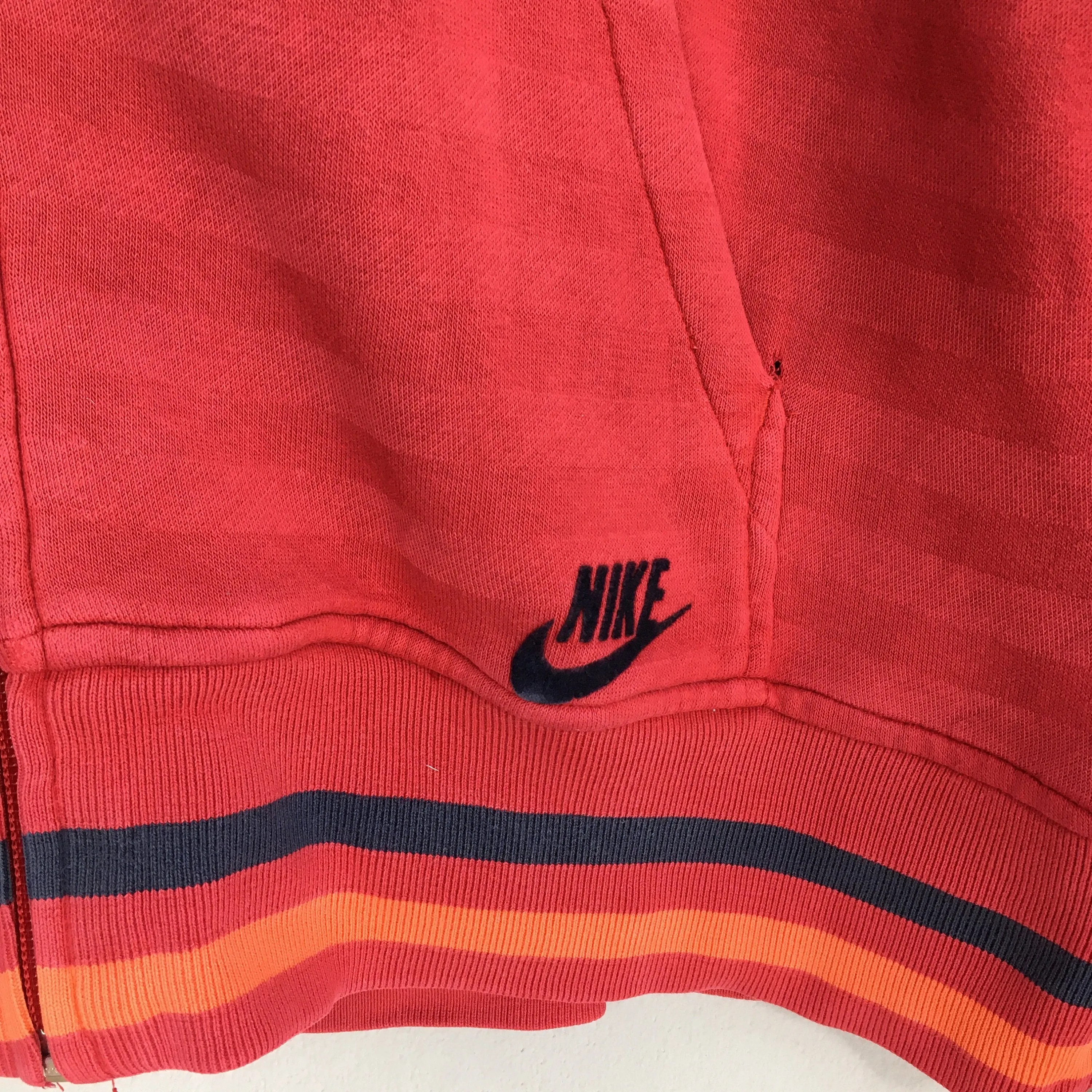 Nike Swoosh Zipper Hoodie Sweatshirt XLarge