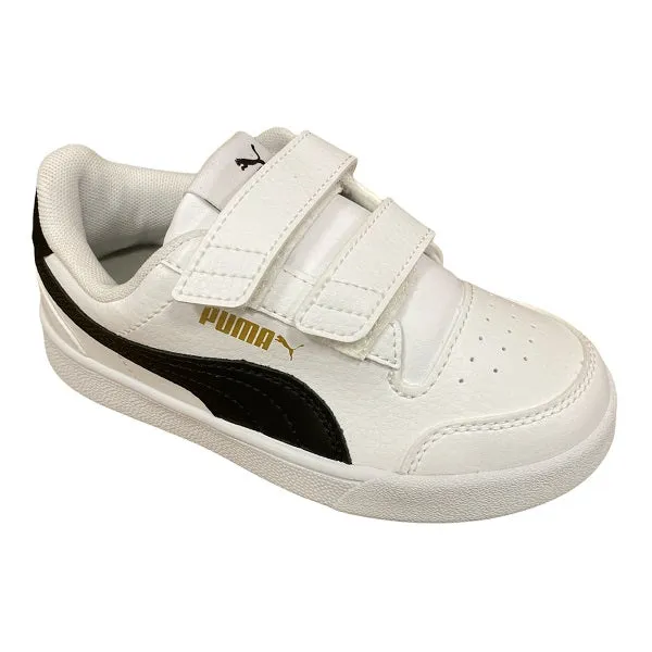 Puma sneakers da bambino Shuffle V Ps 375689 02 white black