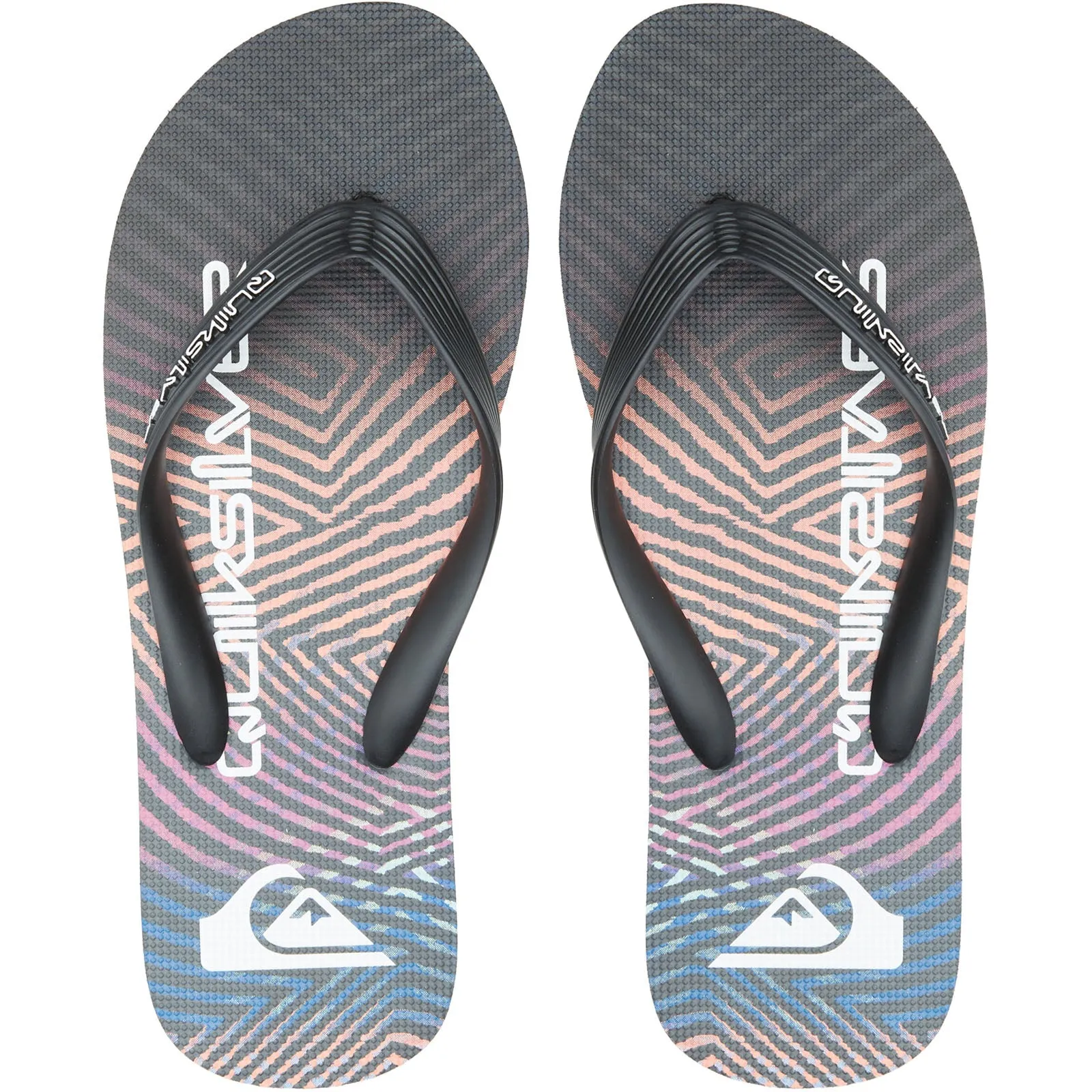 Quiksilver Mens Molokai Wordblock Sandals Flip Flops