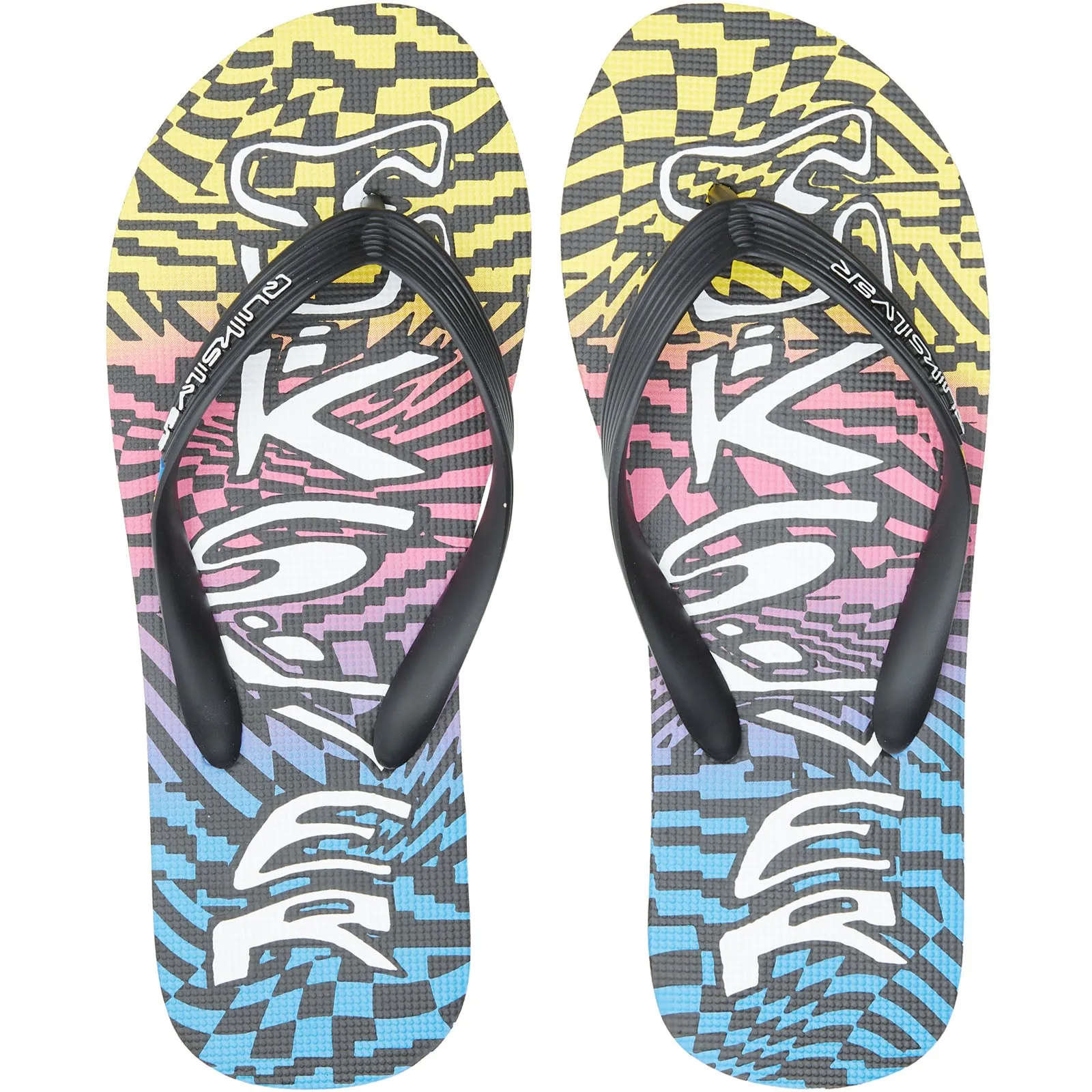 Quiksilver Mens Molokai Wordblock Sandals Flip Flops