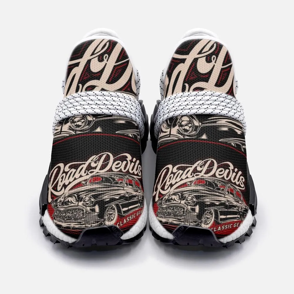 Road devils car Unisex Lightweight Custom shoes