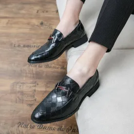 Rubber Low-top Formal Leather Shoes