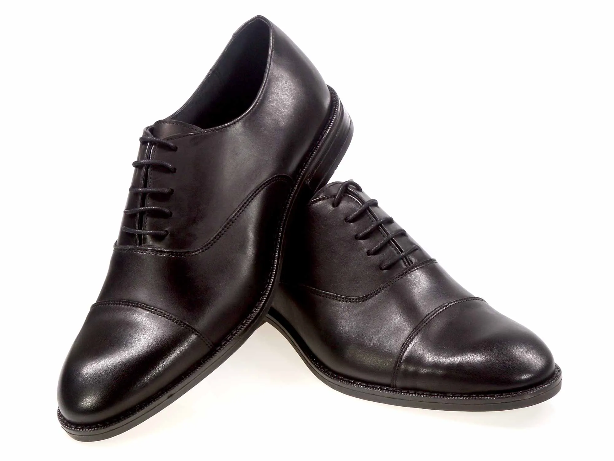 SALE FALMOUTH Mens Black Calf Oxford Shoes