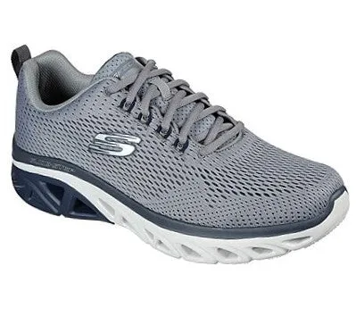 Skechers scarpa da ginnastica da uomo Glide Step Sport Wave Heat 232270/GYNV grigio blu