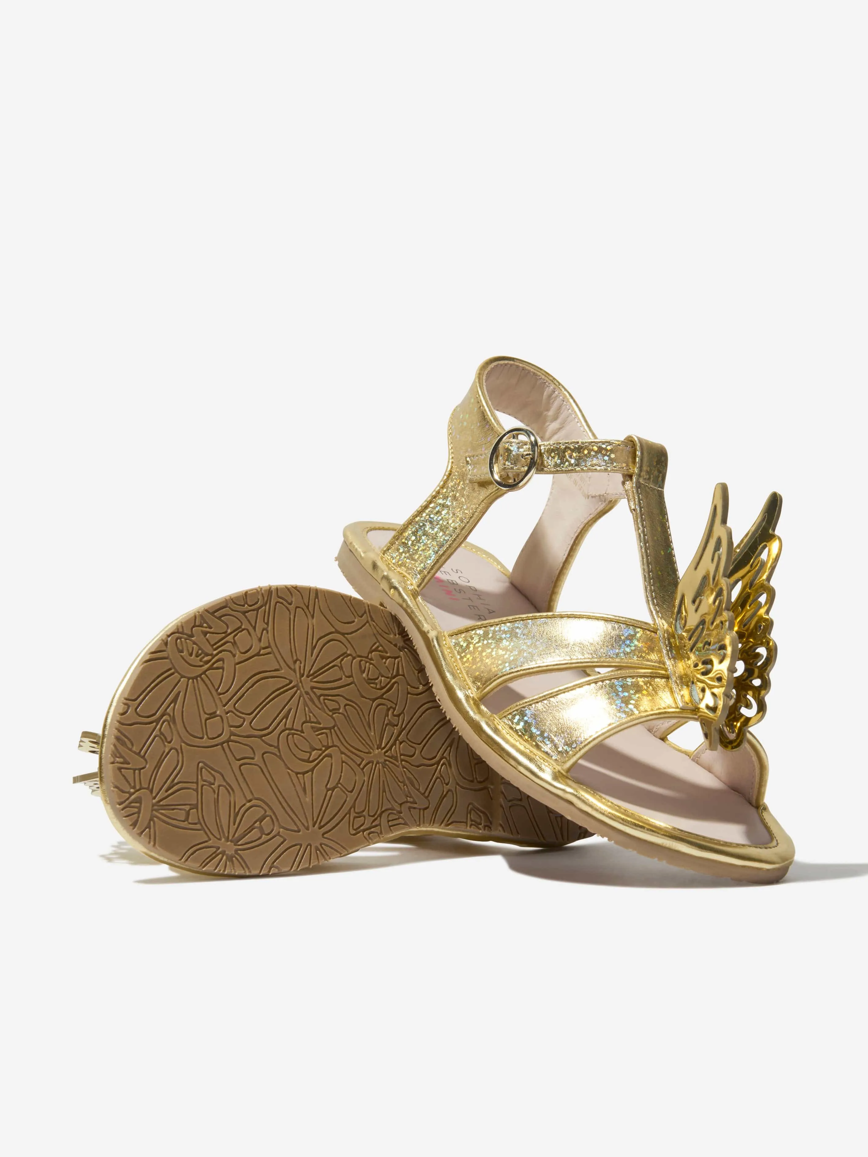 Sophia Webster Girls Celeste Sandals in Gold