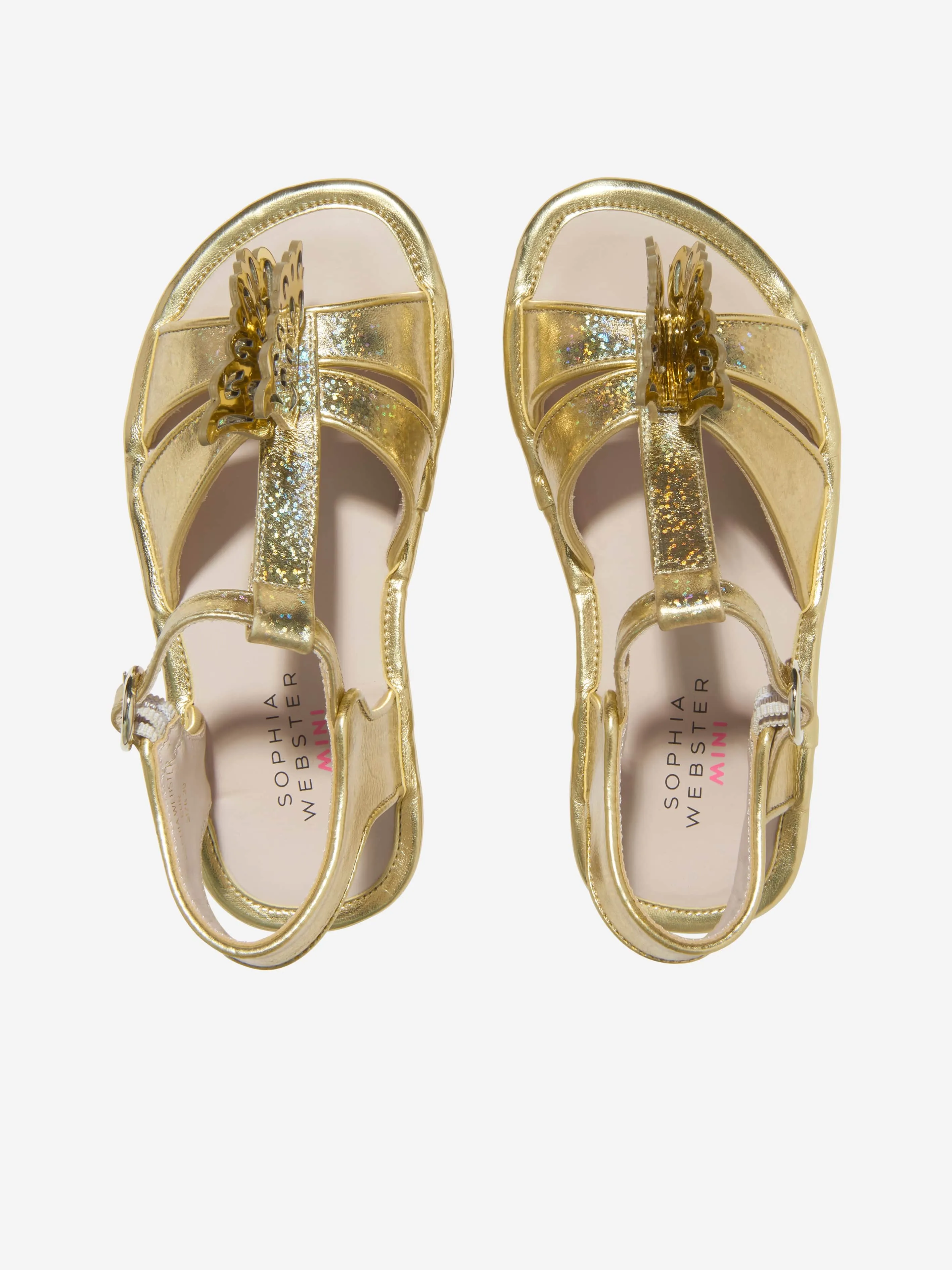 Sophia Webster Girls Celeste Sandals in Gold