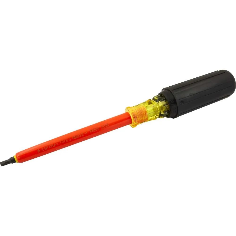 Square Recess Insulated Screwdriver - Round Shank