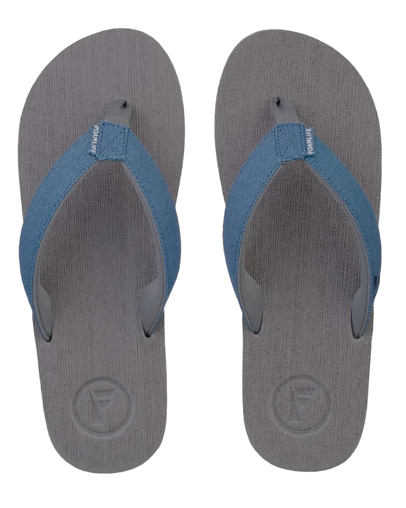 Sully Flip Flops in Stone Grey