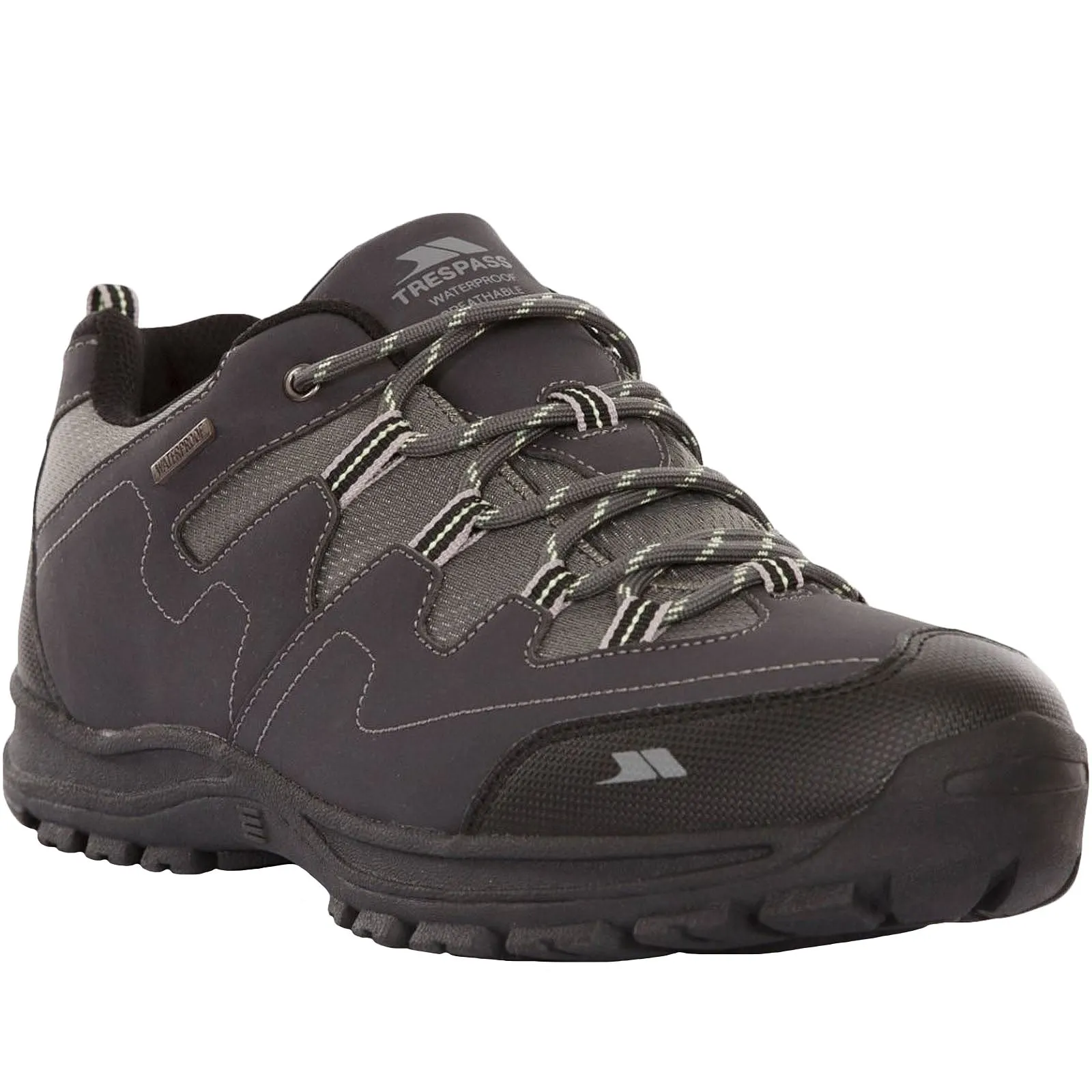 Trespass Mens Finley Walking Shoes - Graphite - 8 UK