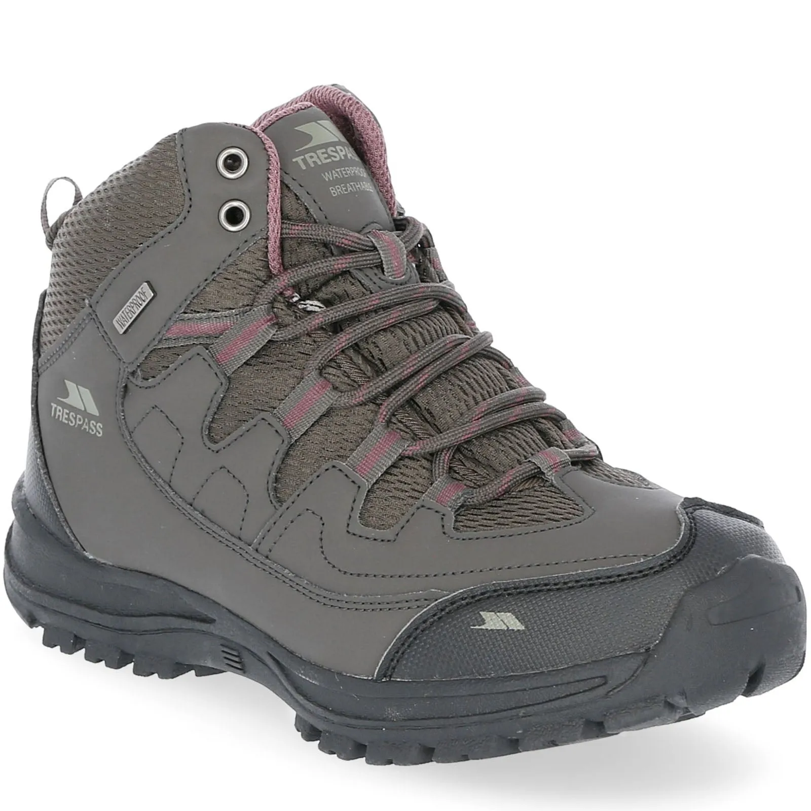 Trespass Womens Mitzi Mid Rise Waterproof Walking Boots