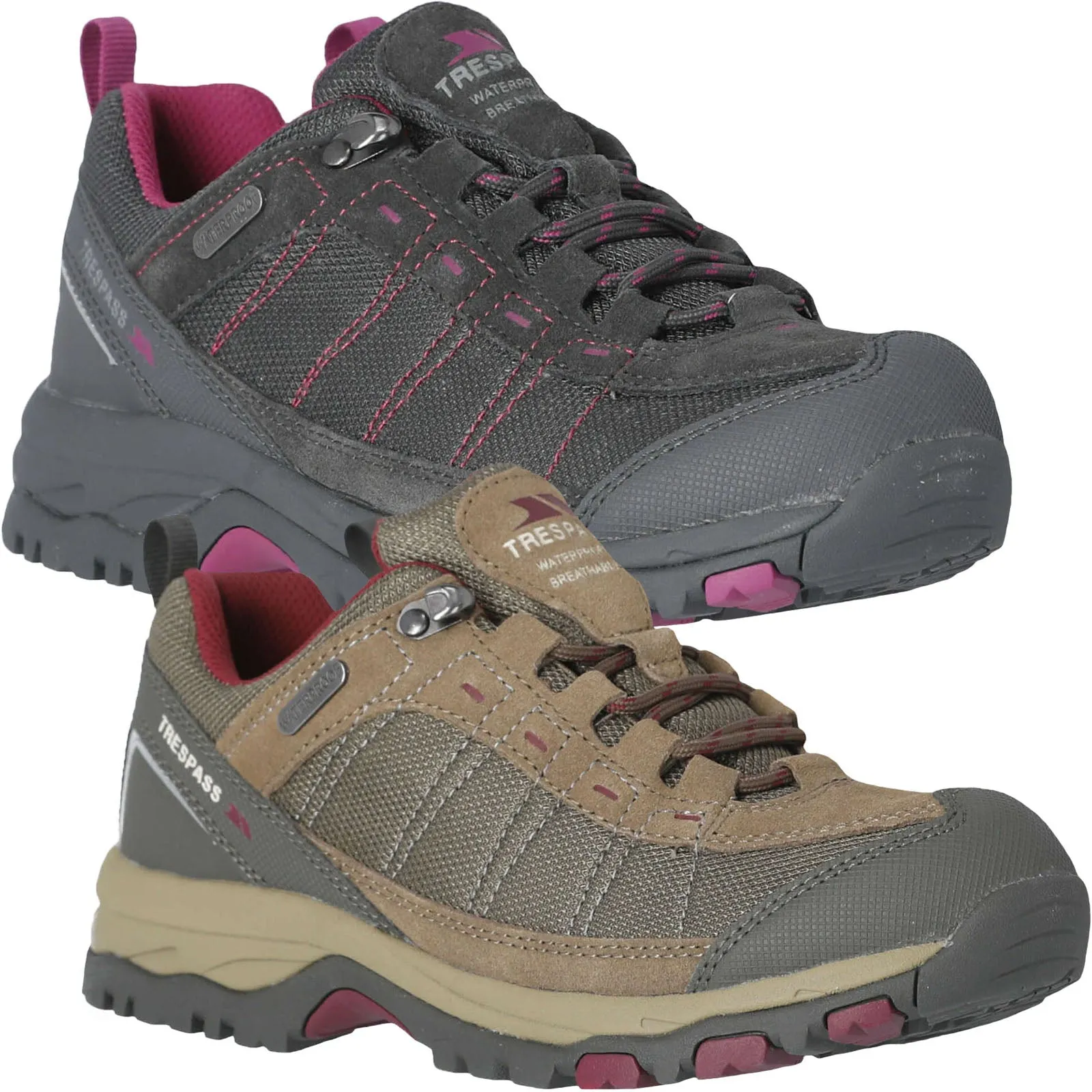 Trespass Womens Scree Waterproof Walking Shoes