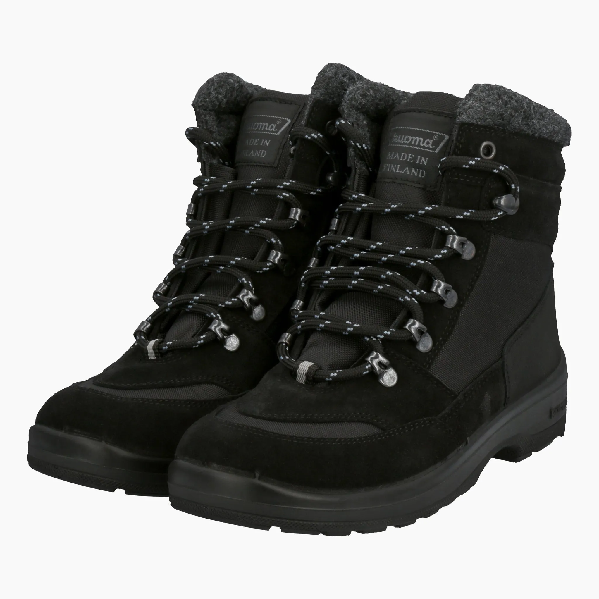 Winter ankle boots Tuisku, Black/Black