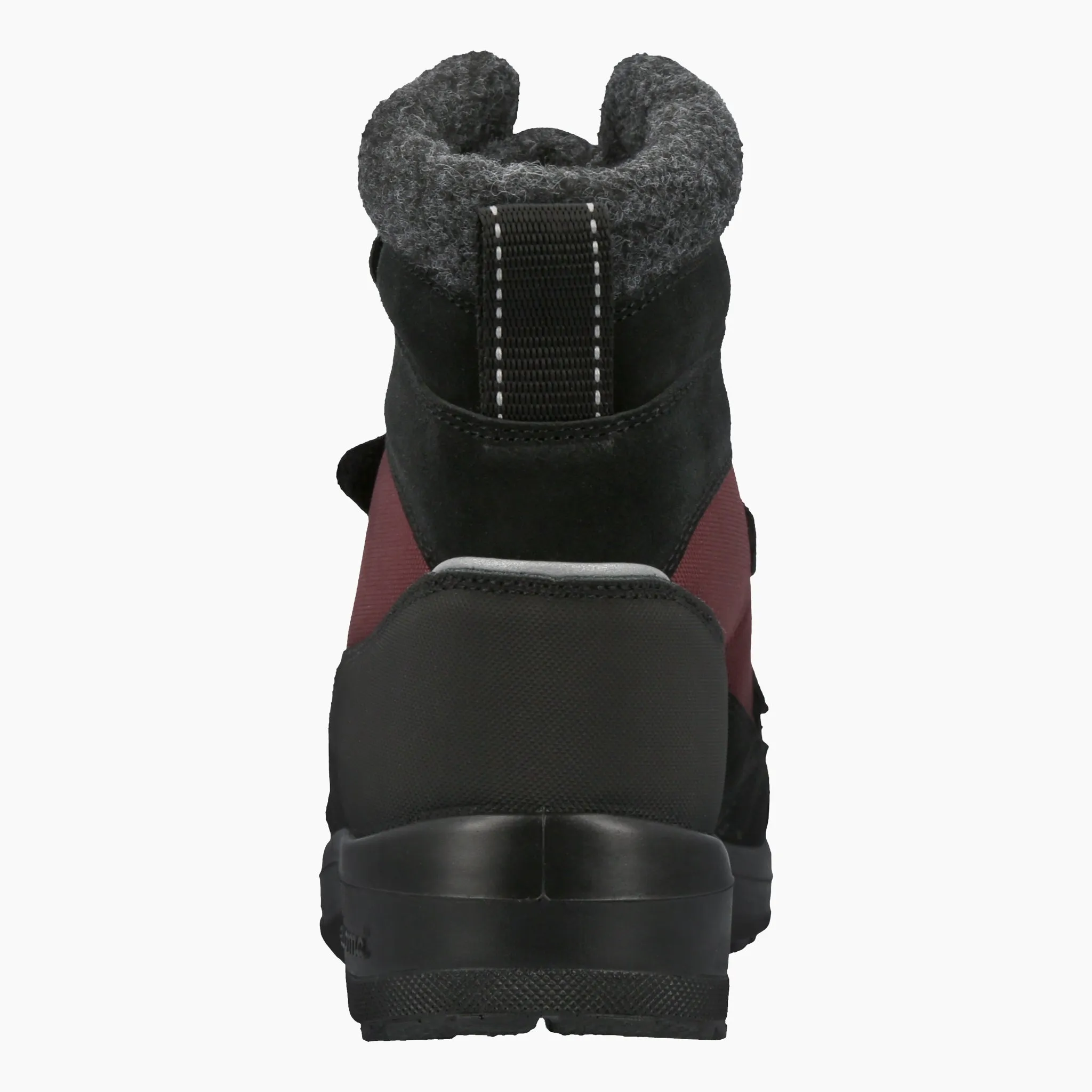 Winter ankle boots Tuisku, Bordeaux/Black