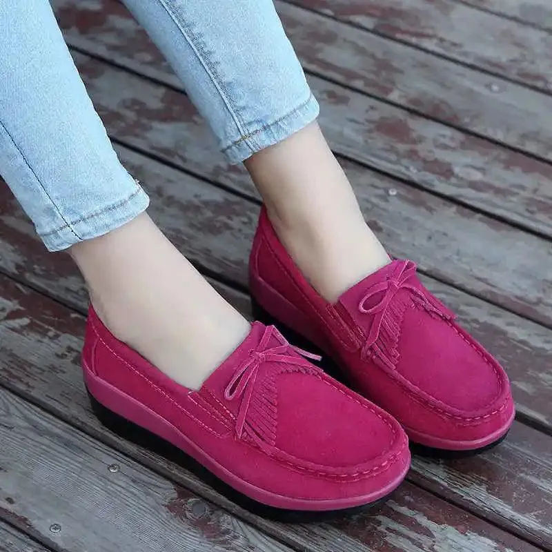 Women's City Walking Shoes Leisure Flats