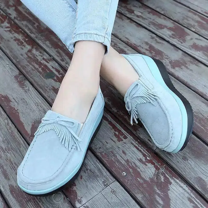 Women's City Walking Shoes Leisure Flats