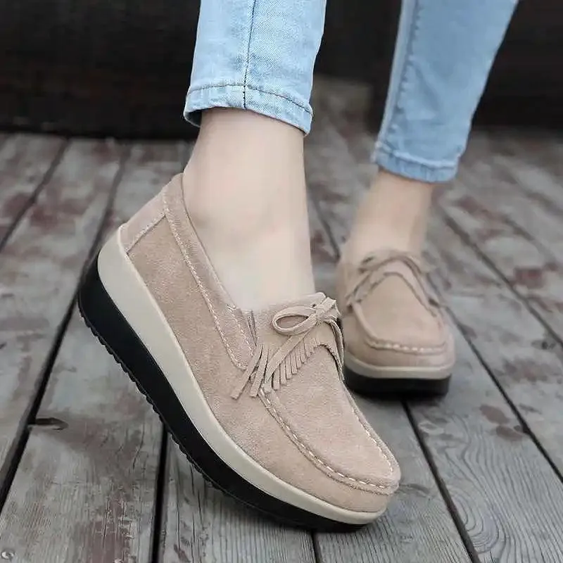 Women's City Walking Shoes Leisure Flats