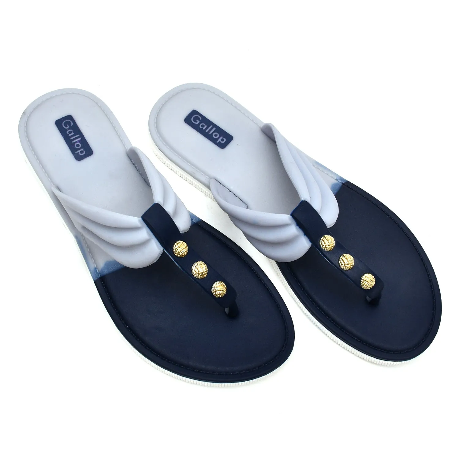 Women's Dual tone Elegant Flipflops