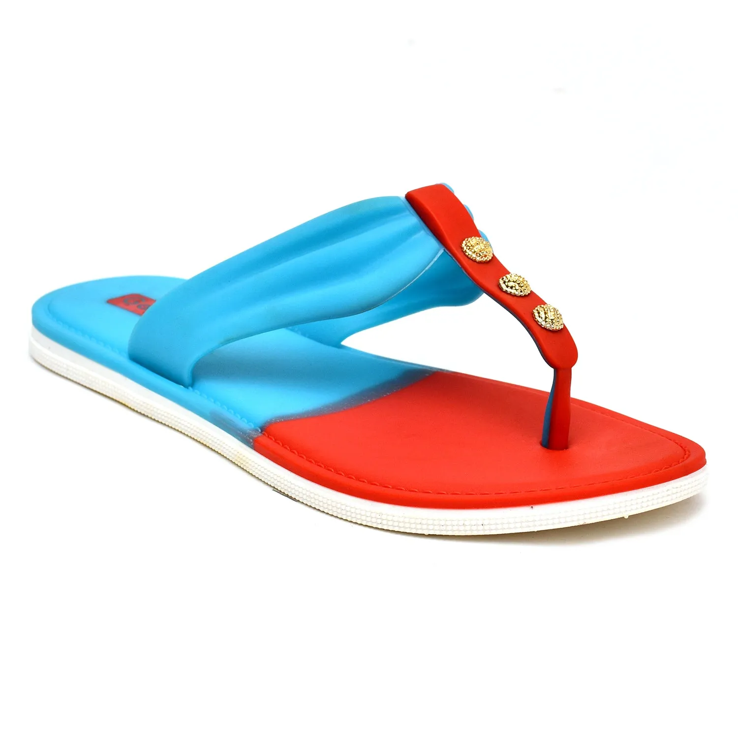 Women's Dual tone Elegant Flipflops