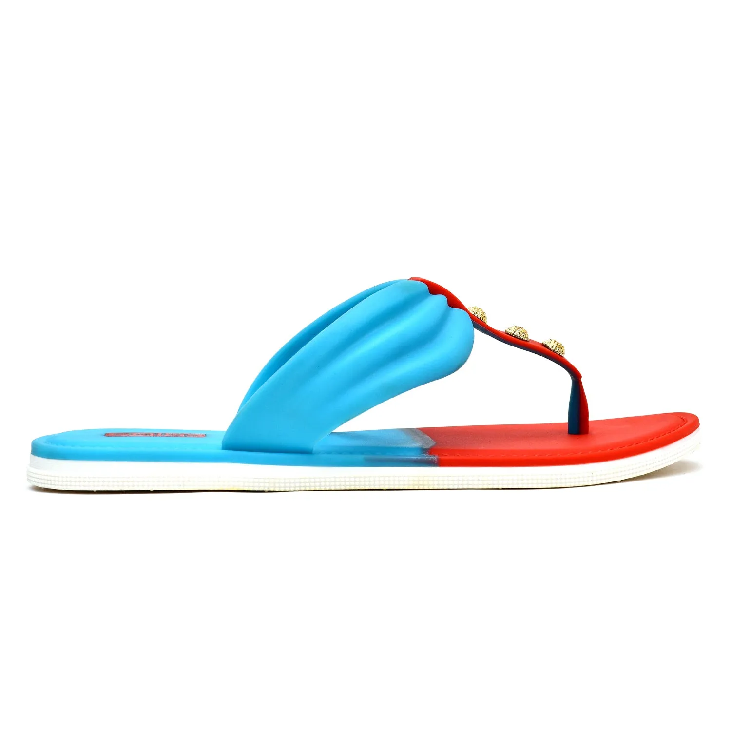 Women's Dual tone Elegant Flipflops