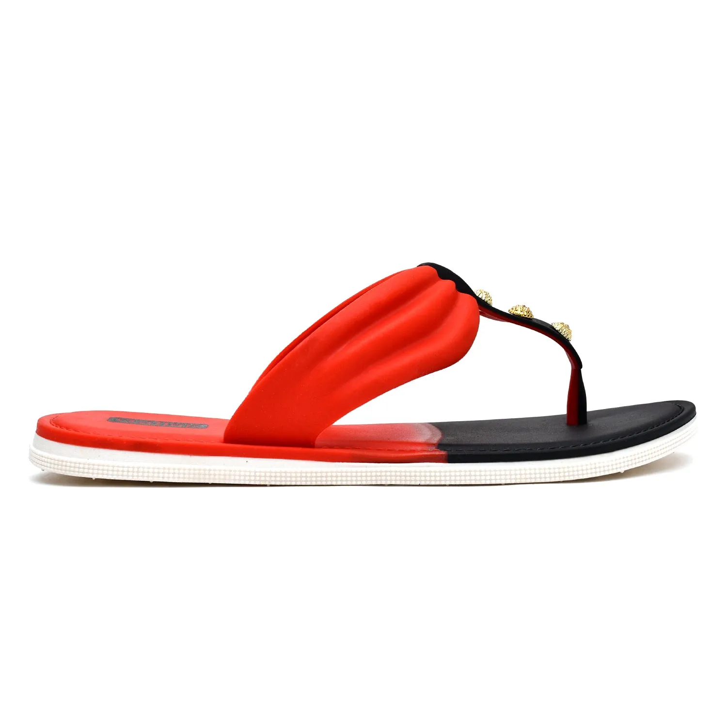 Women's Dual tone Elegant Flipflops