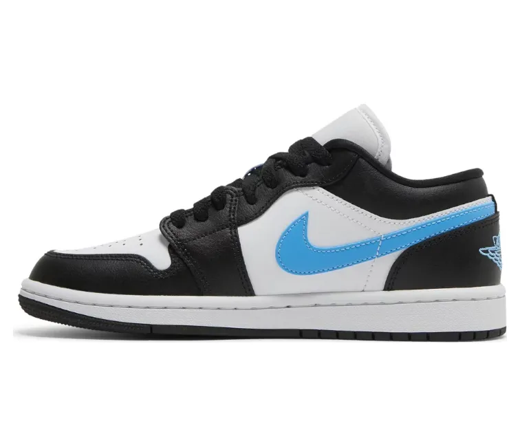 Women's Nike Air Jordan 1 Low (Black/University Blue)