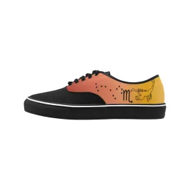 Women's Scorpio Zodiac Print Canvas Low Top Shoes