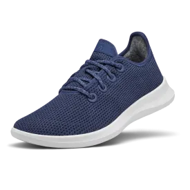 Women's Tree Runners - Marine Blue (White Sole)