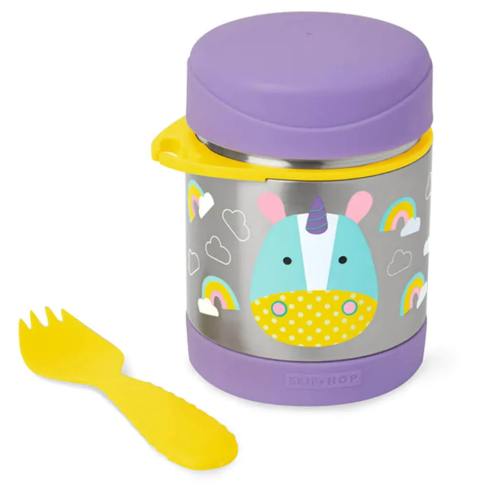 Zoo Insulated Food Jar, 325ml - Unicorn